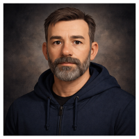 portrait stylisé de l'auteur Mathis OLIVERO